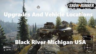 Snow Runner Upgrade And Vehicle Locations In Black River Michigan USA Scout 800 Chevrolet Kodiak C70