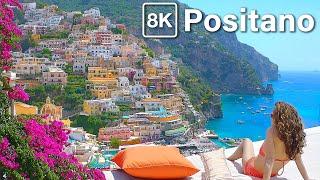 Positano 2024 8K Holiday Paradise - Amalfi Coast Italy