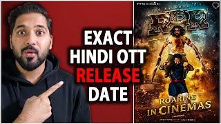 RRR Exact OTT Release Date  RRR Hindi OTT Release Date  RRR Movie OTT Update  Netflix ZEE5