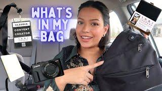 whats in my bag as a WEDDING CONTENT CREATOR