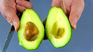 I show you how to make an incredibly tasty snack from an avocado and a pack of cottage cheese.