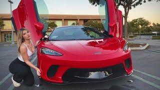 New Car ASMR tapping  scratching   McLaren GT