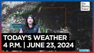 Todays Weather 4 P.M.  June 23 2024