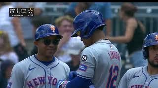 Lindor Finishes Mets Comeback vs Pirates  Home & Away TV Feeds  NYM v PIT  July 7th 2024