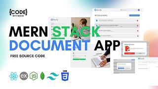 Build a Document Editor Like Google Docs Using MERN Stack  Step-by-Step Guide + Free Source Code