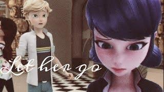 AMV Miraculous Ladybug Let her go Passenger  Adrienette