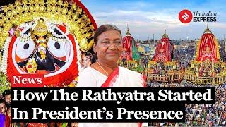 Puri Jagannath Rath Yatra Rath Yatra Processions Start In Puri In Presence Of President Murmu