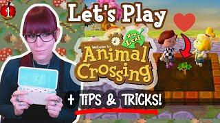 Lets Play Animal Crossing NEW LEAF  + Tips and tricks Ep 1