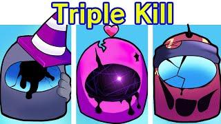 Friday Night Funkin Triple Kill Restored  Vs Impostor V4 FNF ModBlack Among Us Triple Trouble