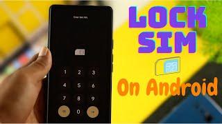 How to Lock SIM Card on any Android Phone SIM PIN Unlock