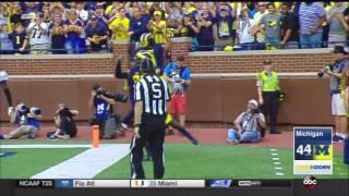 Amara Darbohs second touchdown - Michigan vs Central Florida