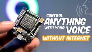 Add Custom Voice Control to any Project using this Module without Internet