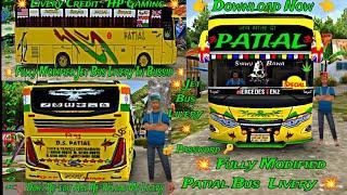  Modified Private Patial Bus Livery  Jet Bus Livery  Himachali Look Private Bus  Bussid 