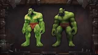 Blizzcon 2013 - New WoW Character Models Updated - Movement in Action