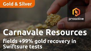 Carnavale Resources fields +99% gold recovery in Swiftsure tests