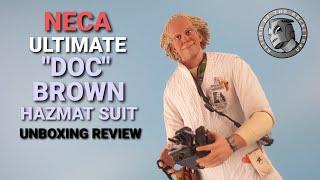 NECA ULTIMATE DOC BROWN HAZMAT SUIT action figure REVIEW