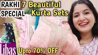 RAKHI SPECIAL Beautiful Kurta Sets at 70% off From LIBAS  Libas Suit Sets Haul  Neemas Corner