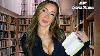 ASMR College Librarian Falls for You  soft spoken