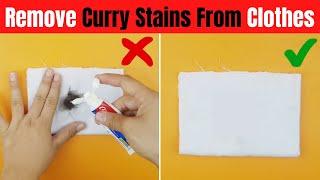 Easy Remove Turmeric Stains from Clothes and Carpet - haldi ka daag kaise hataye