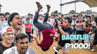 Do a BACKFLIP Win 1000 Pesos Barako Fest 2024