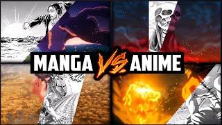 ATTACK ON TITAN SEASON 4  MANGA VS ANIME
