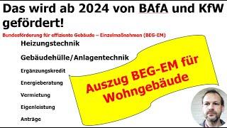 Das wird ab 2024 von BAfA und Kfw gefördert. So sicherst du dir jetzt deine staatliche Förderung.