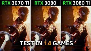 RTX 3070 Ti vs RTX 3080 vs RTX 3080 Ti  Test In 14 Games