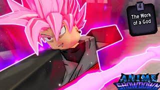 Goku Black Experience + Showcase Anime Showdown Combos