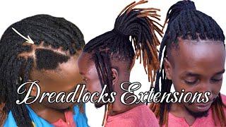 Instant Dreadlocks Extension For Short Hair Fix & Unfixing