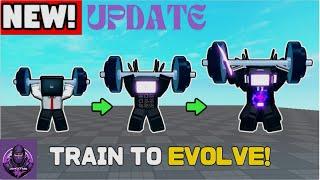 ROBLOX UPDATE TITAN TRAINING SIMULATOR Beating The Update + CODES