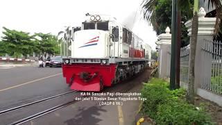 Perjalanan Tunggal Kereta Api SANCAKA Yogyakarta - Surabaya Gubeng  Part 2 