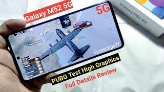 Samsung Galaxy M52 5G PUBG Test High Graphics  BGMI Gyro Battery Heating Test 2022  Techno Aashish