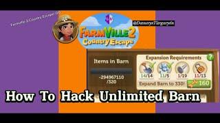 How To Hack Unlimited Barn Farmville 2 Country Escape #farmville2 #gameguardian