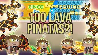 100 Lava Pinatas Equinox Scarf Volcanic and Wyvern Wings  Growtopia Enigma