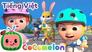 Bạn Có Thể Đi Xe Đạp - CoComelon Songs  Phim hoạt hình thiếu nhi  Moonbug Tiếng Việt