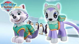 EVEREST PAW PATROL PONY Tutorial Custom My Little Pony DIY