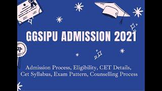 GGS IPU Admission process 2021  Guru Gobind Singh Indraprastha University Admission Process