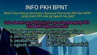 Info PKH BPNT