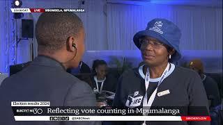 2024 Election  Vote counting in Mpumalanga Gugu Langa
