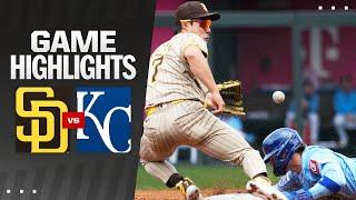Padres vs. Royals Game Highlights 6124  MLB Highlights