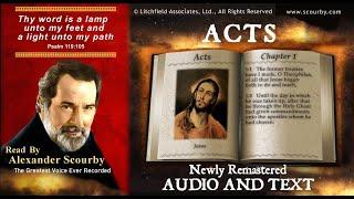 44  Book of Acts  Read by Alexander Scourby  AUDIO & TEXT  FREE on YouTube  GOD IS LOVE