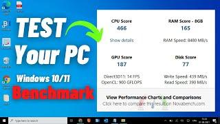 How to Run A Computer Performance Benchmark Test  GPU Stress Test  CPU Test  RAM Speed Test  SSD