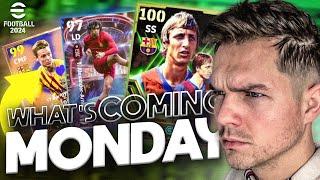 WHATS COMING MONDAY  PACKS LEGENDS & PRE UPDATE