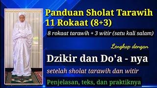 Panduan Sholat Tarawih 11 Rokaat 8+3 8 tarawih + 3 witir satu kali salam