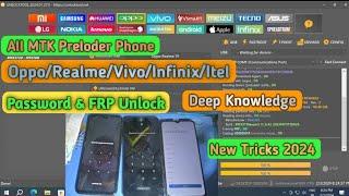 All MTK Preloder RealmeVivoInfinix Password & FRP Unlock Live Practical