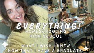 HOMESCHOOLING HIGH SCHOOLEVERYTHING YOU NEED TO KNOW + GETTING EMOTIONAL + WHATS IMPORTANT ‍