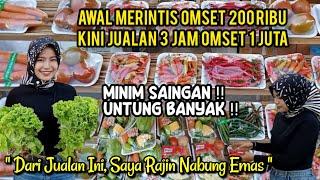 GAK ADA SAINGAN‼️AWAL MERINTIS OMSET 200 RIBU‼️KINI JUALAN 3JAM OMSET 1 JUTA‼️JADI HOBBY NABUNG EMAS