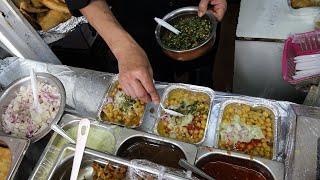 Samosa Chaat for £2.50  Jilapi Jalebi  Dal Pakora  Bangladesh & Indian Street Food in London