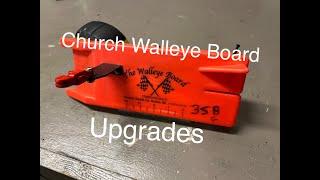 Church Tackle Co. The Walleye Board upgrades with Offshore Tackle OR16 pinch pad.