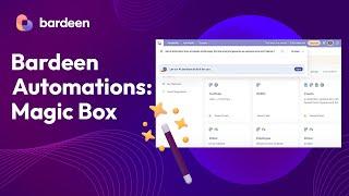 How to Use Bardeen for Workflow Automations - Playbooks Autobooks and Magic Box